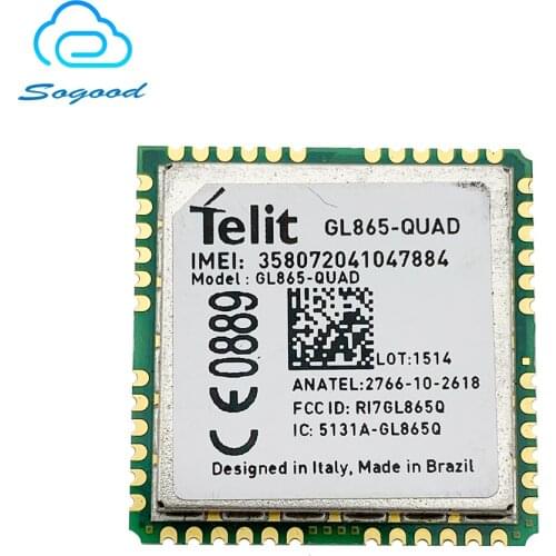 Telit GL865-QUAD GSM GPRS Embedded quad-band 2G module 100% new original Giunine Distributor Free Ship 2PCS/LOT On Sale