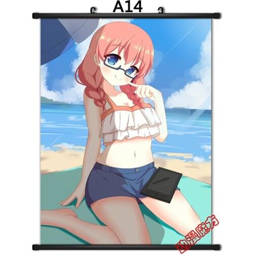 Japanese Anime Blend S Maika Sakuranomiya & Kaho Hinata & Mafuyu Hoshikawa Home Decor Wall Scroll Poster Decorative Picture