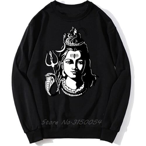 Funny Hindu Shiva The God Hoodie Men Unisex Pullover Hoodies Sweatshirt Harajuku Streetwear