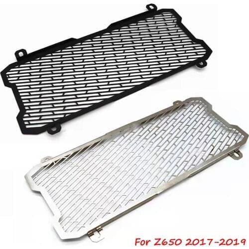Motorcycle Radiator Guard Protector Grille Grill Cover Water Tank Protection For Kawasaki Z650 Z 650 2017-2019
