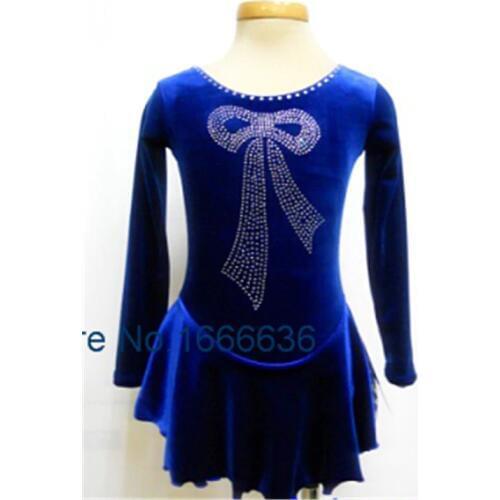 2016 Custom Ice Skating Dresses For Girls New Brand Vogue Figure Skating Competition Dress For Women DR3040