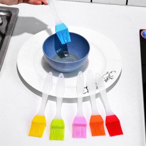 1/2/3/5/10pcs High Temperature Resistant Barbecue Oil Brush Pastry Baking Tools Silicone Cooking Brushes BBQ Kitchen Accessories