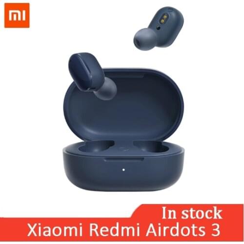 100% Original Xiaomi Redmi AirDots 3 Wireless Earphones Bluetooth 5.2 Stereo Bass With Mic Handsfree TWS Noise reduction