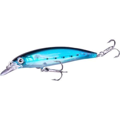 11cm Cool Luminous Fishing Wobblers Minnow Artificial Fish Lures Bait Tackle Tool