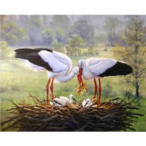 5D Diamond Painting Cross Stitch Bird couple Diamond Embroidery Picture Of Rhinestones Diamond Mosaic Full Square RoundZP-1668