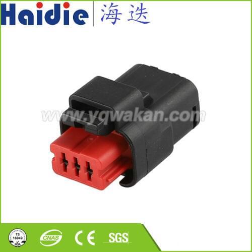 Free shipping 2sets 3pin Auto Electri wire harness plug plastic connector HD038C-1.5-21