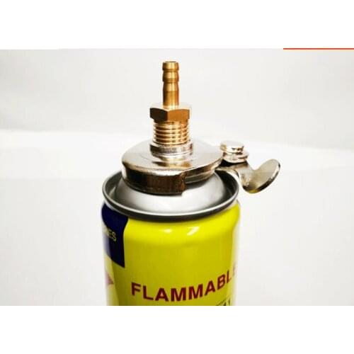 Fire gas quick joint Butane lighter gas bottle opener Fast Joint of Universal Acetylene Gas Open Valve