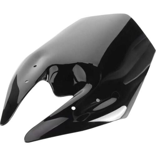 Motorcycle Windscreen Motorcycle Windshield Wind Deflector Visor Modification Fit for Kawasaki Z800 2014‑2016