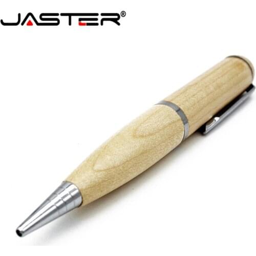 JASTER Wooden ball-point personality gift wood pen USB flash drive u disk pendeive 4GB 16GB 32GB 64GB fashion gift new arrival