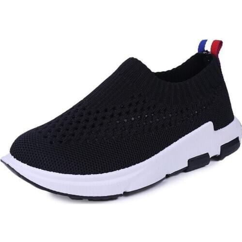 Children Sneakers for Boys 2019 New Kids Sport Shoes Knit Mesh Breathable Running Shoes Girls Light Outdoors School Casual Shoes