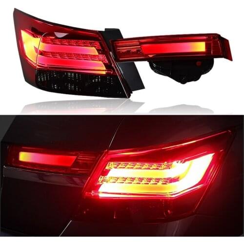 DNO LED Taillight For Honda Accord 2008 2009 2010 2011 2012 2013 Rear Running Lamp Brake Reverse Dynamic Turn Signal Tail Light