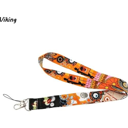 G1871 Cartoon Keychain Phone Lanyard Horror Movie Neck Strap for Keys ID Card Mobile Phone Lanyards