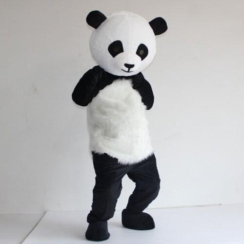 Chinese Giant Panda Mascot Costume Wholesale New Version Christmas Cosplay Mascot Costume Cosplay Theme Mascotte Carnival Dress