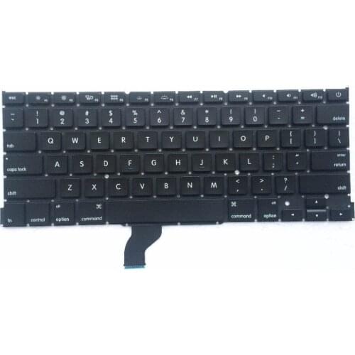 HoTecHon New A1502 US Keyboard w/o Backlit Paper for MacBook Pro Retina 13 inch Late 2013 Mid 2014 Early 2015