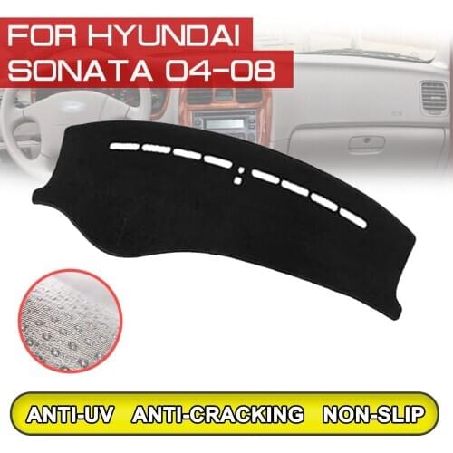 For Hyundai Sonata 2004 2005 2006 2007 2008 Car Dashboard Mat Anti-dirty Non-slip Dash Cover Mat UV Protection Shade