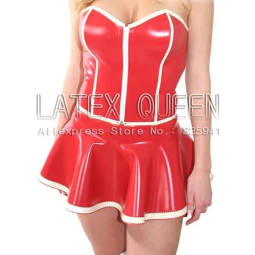 Beautiful latex skirt