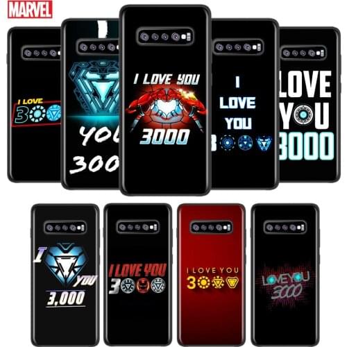 Marve Love You 3000 Shockproof Cover for Samsung Galaxy S21 S20 FE Ultra Lite S10 5G S10E S9 S8 Plus Black Phone Case