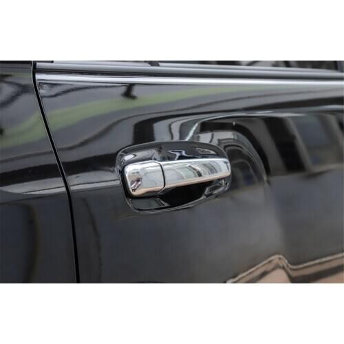 Car Outer Door Handle Cover Trim Stickers for Toyota 4Runner 2018+ Stylish Decorative Car Accessories Exterior Decoration