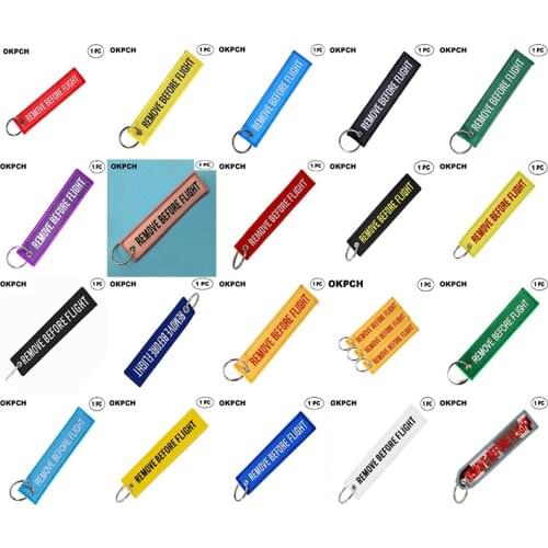 New Fashion Nuclear Launch Key Chain Bijoux Keychain for Motorcycles and Cars Gifts Tag Embroidery Key Fobs OEM Keychain