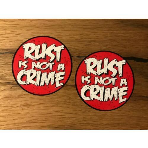 Rust Rat Decal Old School Vintage Retro Vintage Deep Old Low OEM # 428