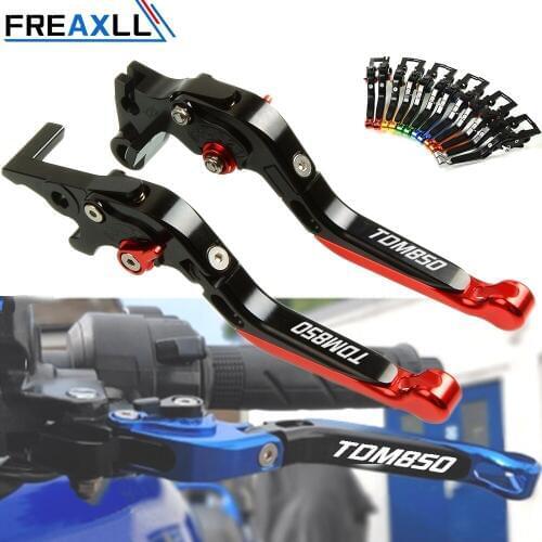 Motorcycle Adjustable Extendable Brake Clutch Levers TDM850 For YAMAHA TDM850 TDM 850 1991 1992 1993 1994 1995 1996-2002