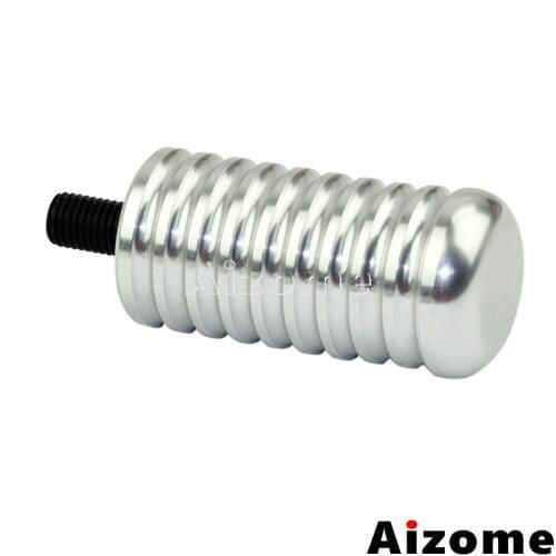 Silver Motorcycle Shift Peg Shifter Pegs For Harley Sportster XL883R XL883L Forty-Eight Toe Shift Peg w/ Stud