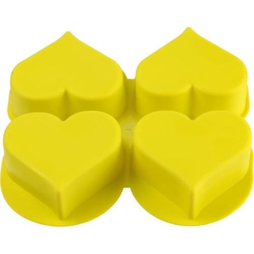 DIY Silicone Clay Aromatherapy Tablets Mold heart Crafts Hanging Ornaments Wax Molds Flower Soap Mould Craft Accessories
