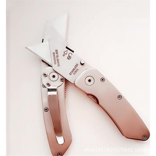 Zinc alloy art knife folding art knife wallpaper knife