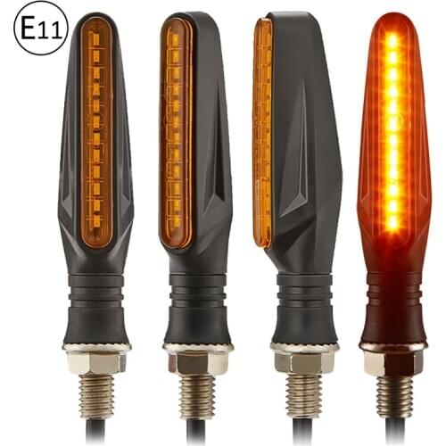 E11 Motorcycle Turn Signal Light Built Relay 335SMD Turn Signals Indicator Motor Flashing Light Blinker Universal M10 Bolt
