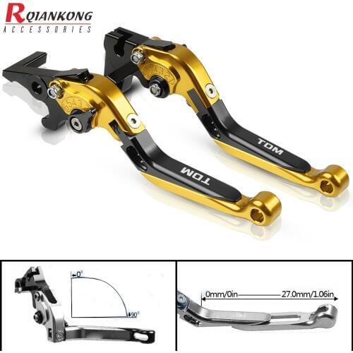 For YAMAHA TDM 900 TDM900 TDM-900 2004-2014 2013 2012 2011 Motorcycle Clutch Brake Levers Aluminum Adjustable Extendable Levers