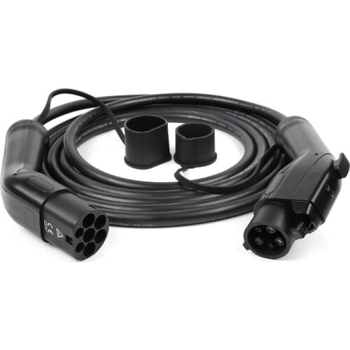 Type 2 to Type 1 EVSE Charger for Electric Vehicle EV Charging Cable j1772 32A 16A