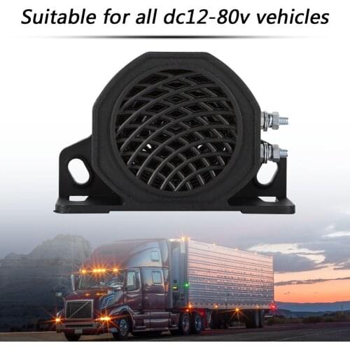 105dB Car Truck Backup Reverse Beeper Warning Alarm Vehicle Horn for Heavy Equipment 12-80V