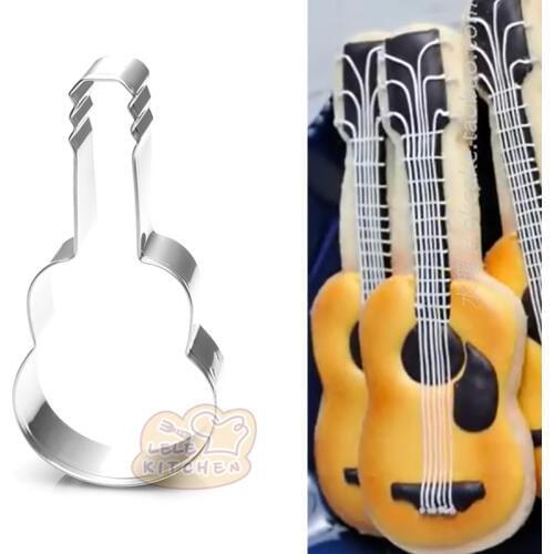 1pcs Musical Instruments Cello Cookies Cutter Moldes Metal patisserie reposteria Pastry Gum Fondant Cake Decor Kitchen Bakery
