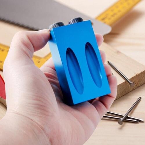 14 Pcs 15 Degree Oblique Hole Jig Set Seamless Anti-slip Metal Hole Angle Drilling Locator Woodworking Drill Bits for Wood