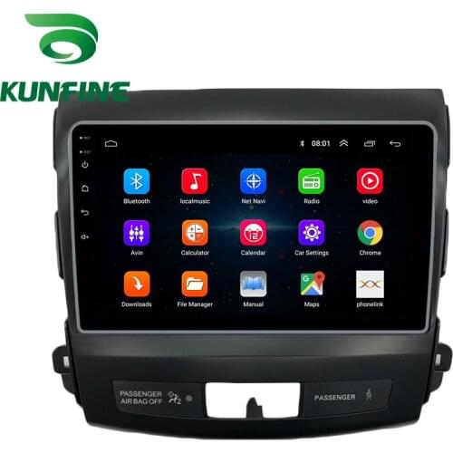 Android 10.0 Octa Core Car DVD GPS Navigation Multimedia Player Deckless Car Stereo for Mitsubishi Outlander 2007-2012 Radio