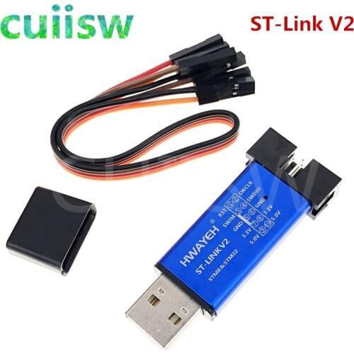 ST-Link V2 automatic upgrade Perfect support STM8 STM32 downloader programmer simulator