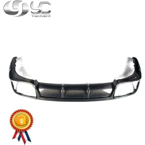 Car-Styling Carbon Fiber Rear Bumper Diffuser Fit For 2016-2018 911 991.2 Turbo & Turbo S Ocean Design Rear Diffuser Lip