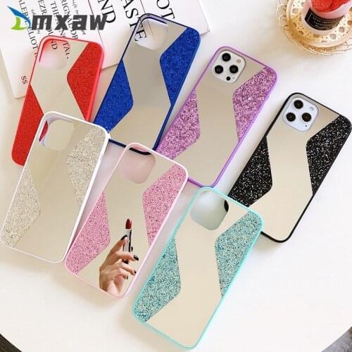 Bling Glitter Case For iPhone 11 Pro Max X XS Max XR X 8 7 6 6S Plus Luxury Shiny Mirror Back Cover