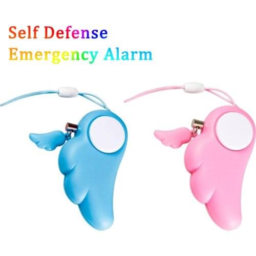 Self Defence Keychain Alarm Personal Protection Girl Women Security Rape Alarm 90dB Loud Self Defense Supplies Emergency Alarm