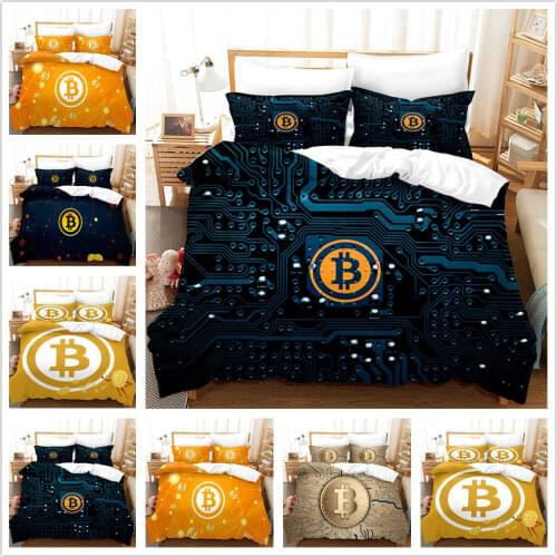 BTC Home Textile Pillow Case 3D Bed Linen Duvet Covers Comforter Bedding Sets Bed Set Home Decor Bedding