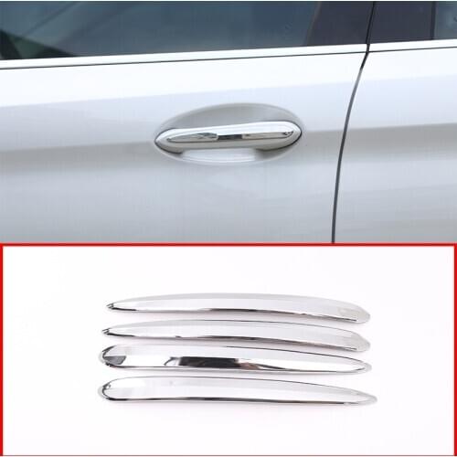 For BMW 5 Series G30 2017 2018 Car Interior ABS Chrome Door Handle Patch Cover Trim Accessories