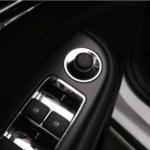 For Opel Mokka Chevrolet Cruze Malibu Buick Excelle Stainless steel Rearview Mirror Switch Knob Decoration sequins Car styling
