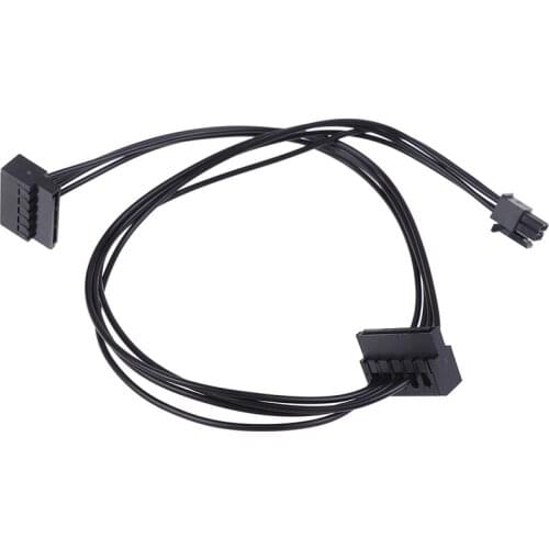 Hot sale 1Pc 45cm 4 Pin To 2 SATA Power Supply Cable For Main Board Interface SSD Power Cable