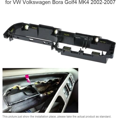 Car Interior Front Left Door Grab Handle Cover Trim Panel Bracket for VW Volkswagen Bora Golf4 MK4 2002-2007