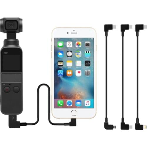 DJI pocket 2 Cable Type-C to Type-C/ Micro-USB for iPad Phone Conversion Data Line for DJI OSMO POCKET gimbal Accessories