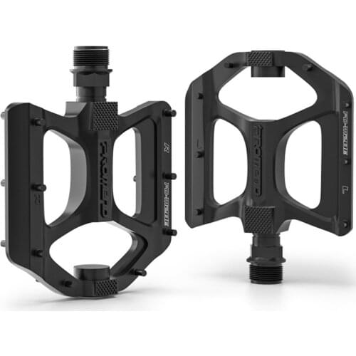 Promend Mountain Bike Pedal Night Warning With Light DU Palin Non-slip bearing Aluminum Alloy Pedal Bicycle Accessories