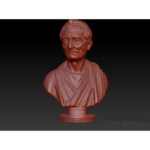 New 3D model relief stl format for CNC Circular engravure Old man Avatar STL