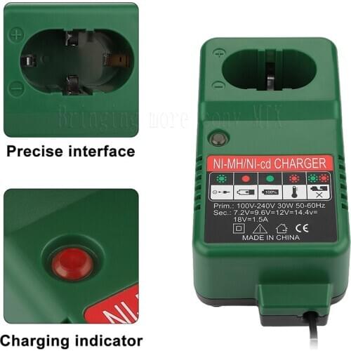 Newest 7.2V-18V Battery Charger Adapter for Makita 7.2V 9.6V 12V 14.4V 18V NI-MH NI-CD 1.5A charging current EU Plug hotsell