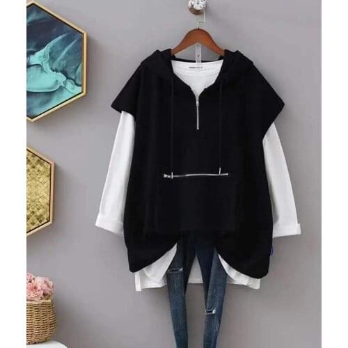 New Big Large Plus Size Korean Girls Casual Women Clothes Loose Sleeveless vest Autumn Female Waist coat Ladies Decoration Vest