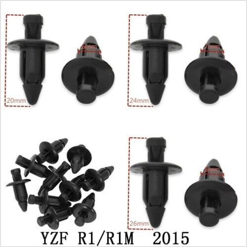 Fairing Bolts Kit Bodywork Plastic Expansion Screw Spike Bolts Nuts Fit For YAMAHA YZF R1/R1M 2015